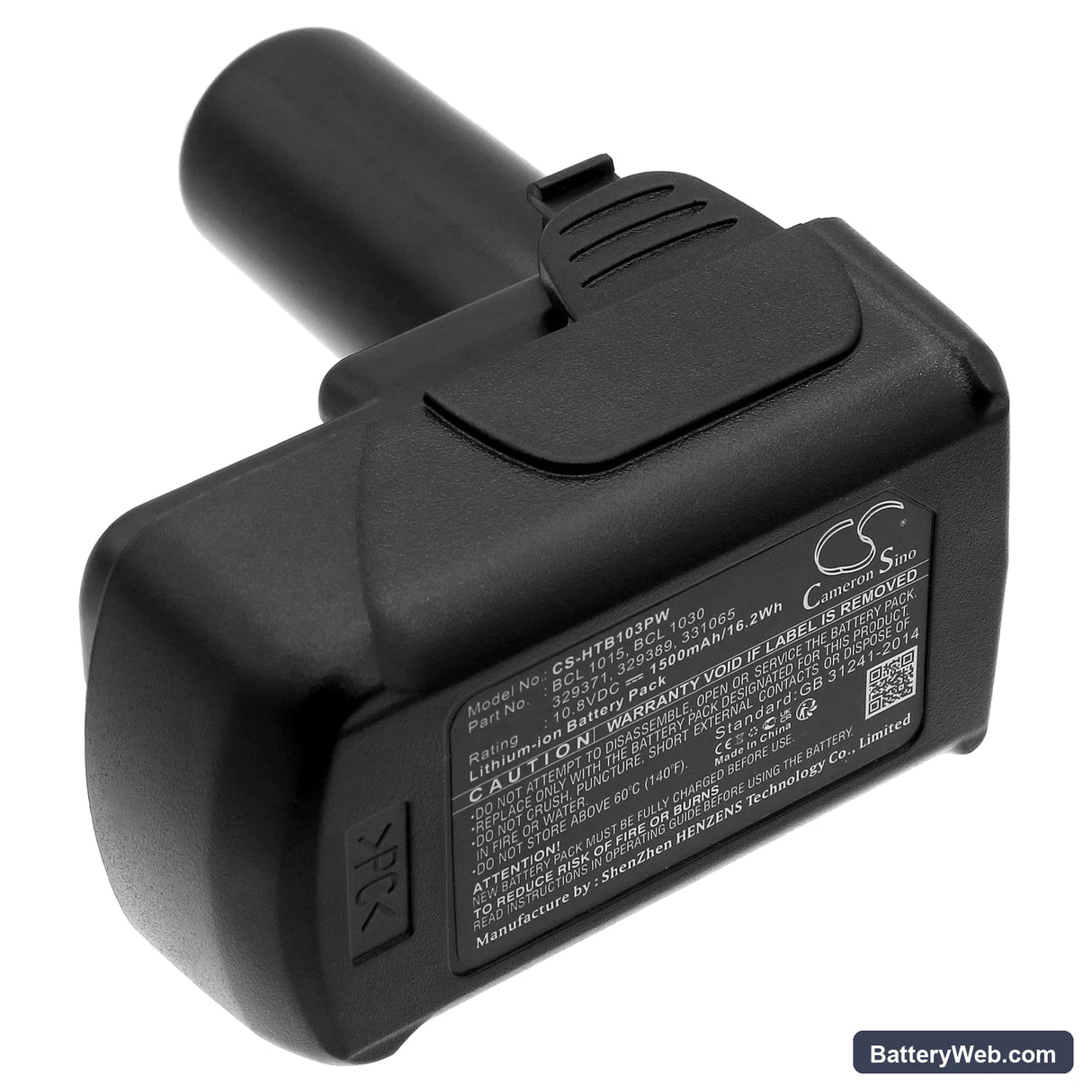 Hitachi CJ10DL Replacement Battery, 10.8V, 1500mAh, Li-ion 3