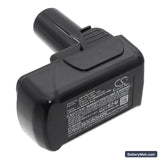 Hitachi CJ10DL Replacement Battery, 10.8V, 2000mAh, Li-ion 3