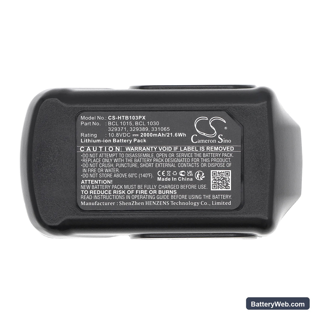 Hitachi CJ10DL Replacement Battery, 10.8V, 2000mAh, Li-ion 5