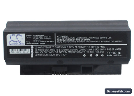 Compaq Presario B1200 Replacement Battery, 14.4V, 4400mAh, Li-ion 1