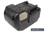 Hitachi DH 25DAL Replacement Battery, 25.2V, 4000mAh, Li-ion 1
