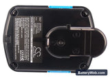 Hitachi C-2 Replacement Battery, 14.4V, 2100mAh, Ni-MH 4