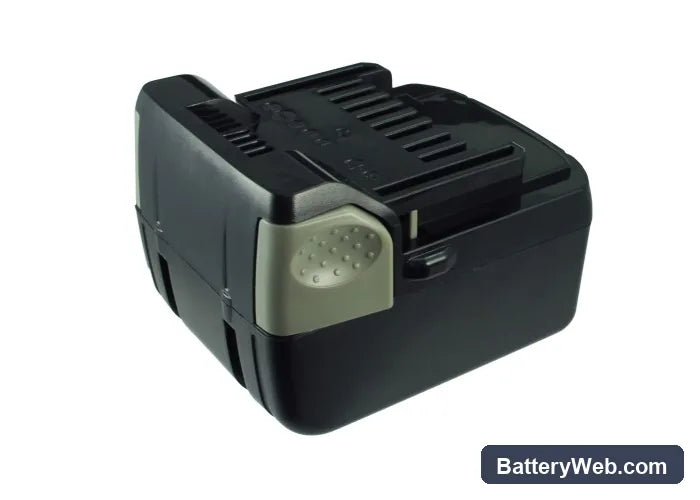 Hitachi DS 14DBL Replacement Battery, 14.4V, 3000mAh, Li-ion 3