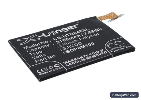 HTC One Mini 2 Replacement Battery, 3.8V, 2100mAh, Li-Polymer 2