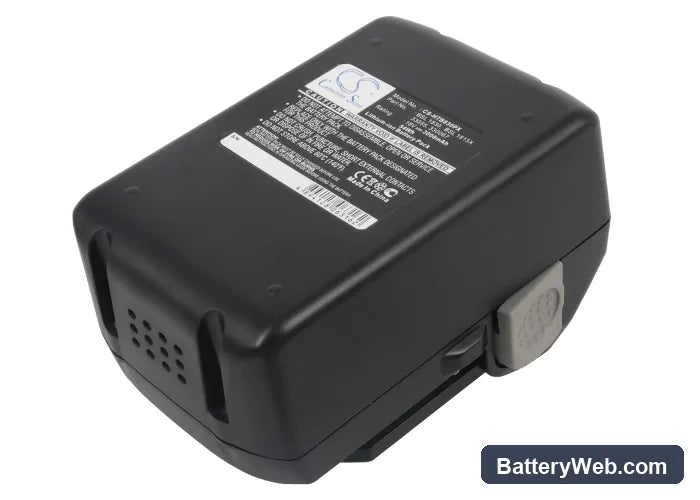 Hitachi DV 18DBL Replacement Battery, 18V, 3000mAh, Li-ion 3