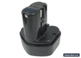 Hitachi CK 12D Replacement Battery, 9.6V, 2000mAh, Ni-MH 3