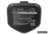 Hitachi CK 12D Replacement Battery, 9.6V, 2000mAh, Ni-MH 5