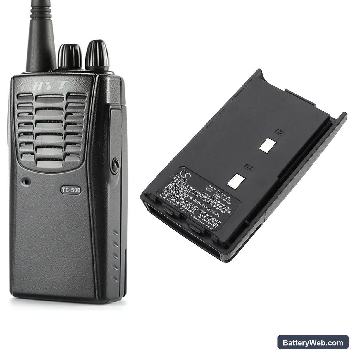 HYT TC-500 Replacement Battery, 6V, 1200mAh, Ni-MH 6