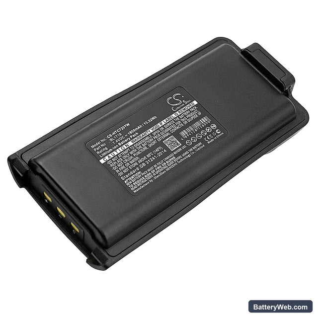 Tytera TC-720S Replacement Battery, 7.4V, 1800mAh, Li-ion 1