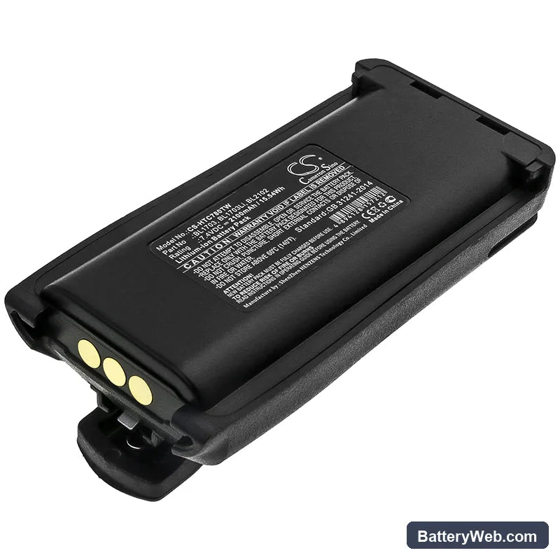 HYT TC-700 Replacement Battery, 7.4V, 2100mAh, Li-ion 1