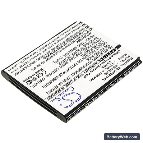 HTC Desire 210 Replacement Battery, 3.7V, 1450mAh, Li-Polymer 2