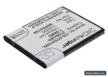 HTC D310 Replacement Battery, 3.8V, 2100mAh, Li-ion 3