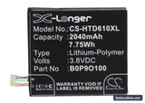 HTC Desire 610 Replacement Battery, 3.8V, 2040mAh, Li-Polymer 1