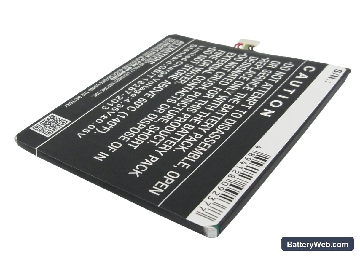 HTC A5 Replacement Battery, 3.8V, 2600mAh, Li-Polymer 3