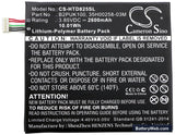 HTC Desire 825 Replacement Battery, 3.85V, 2600mAh, Li-Polymer 5
