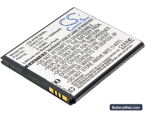 HTC e1 Replacement Battery, 3.7V, 1500mAh, Li-ion 1