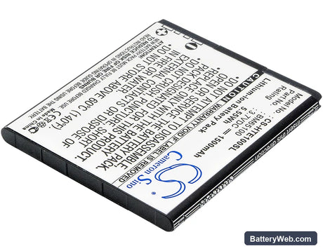 HTC e1 Replacement Battery, 3.7V, 1500mAh, Li-ion 2