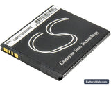 HTC e1 Replacement Battery, 3.7V, 1500mAh, Li-ion 3