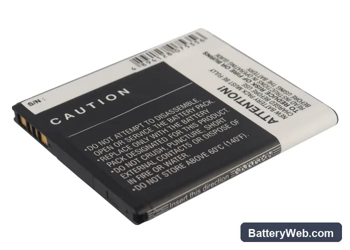 HTC e1 Replacement Battery, 3.7V, 2100mAh, Li-ion 4