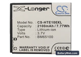 HTC e1 Replacement Battery, 3.7V, 2100mAh, Li-ion 5
