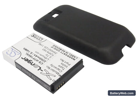 HTC Smart Replacement Battery, 3.7V, 2200mAh, Li-ion 2