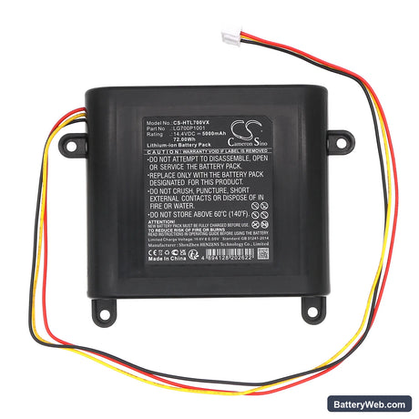 HOBOT Legee 7 Replacement Battery, 14.4V, 5000mAh, Li-ion 3