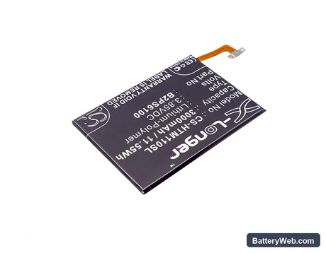HTC One M10 Replacement Battery, 3.85V, 3000mAh, Li-Polymer 2