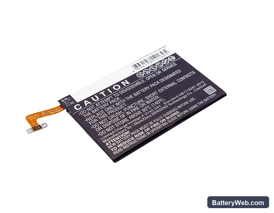 HTC One M10 Replacement Battery, 3.85V, 3000mAh, Li-Polymer 4