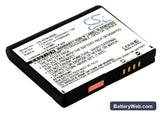HTC H4242 Replacement Battery, 3.7V, 1100mAh, Li-ion 1