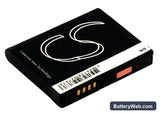 HTC H4242 Replacement Battery, 3.7V, 1100mAh, Li-ion 4