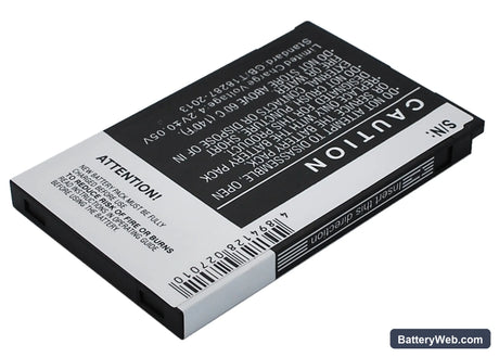 HTC Touch Dual 850 Replacement Battery, 3.7V, 1350mAh, Li-ion 4