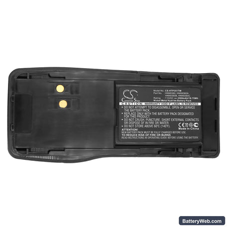 Motorola GP350 Replacement Battery, 7.5V, 2500mAh, Ni-MH 5