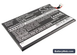 HTC Flyer Replacement Battery, 3.7V, 4000mAh, Li-Polymer 1