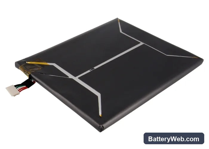 HTC Flyer Replacement Battery, 3.7V, 4000mAh, Li-Polymer 3