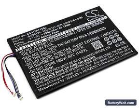 HTC Jetstream Replacement Battery, 3.7V, 6800mAh, Li-Polymer 1