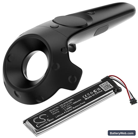 HTC Vive Controller Replacement Battery, 3.7V, 890mAh, Li-Polymer 6