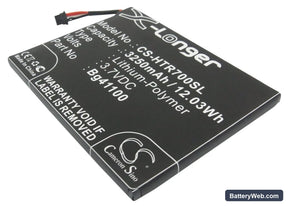 HTC R7 Replacement Battery, 3.7V, 3250mAh, Li-Polymer 1