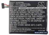 HTC One X Replacement Battery, 3.8V, 1800mAh, Li-Polymer 6