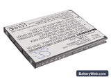 HTC One ST Replacement Battery, 3.7V, 1400mAh, Li-ion 2