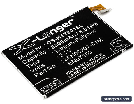 Google Play Edition Replacement Battery, 3.7V, 2300mAh, Li-Polymer 1