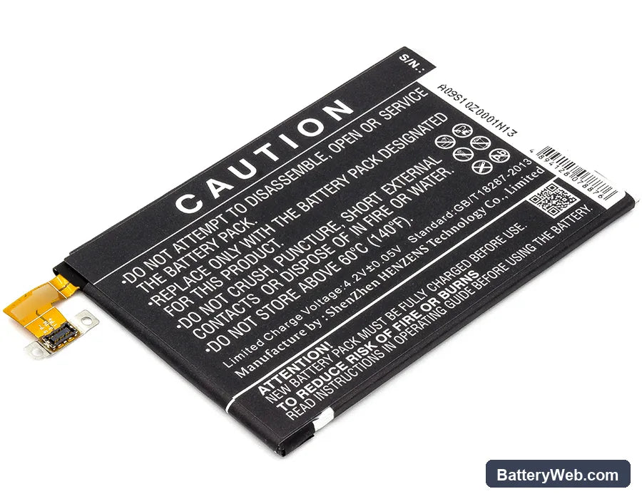 Google Play Edition Replacement Battery, 3.7V, 2300mAh, Li-Polymer 3