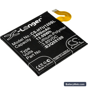HTC U12+ Replacement Battery, 3.85V, 3400mAh, Li-Polymer 1
