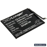 HTC U12 life Replacement Battery, 3.85V, 3500mAh, Li-Polymer 1