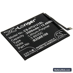 HTC U12 life Replacement Battery, 3.85V, 3500mAh, Li-Polymer 1