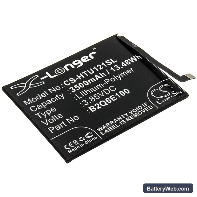 HTC U12 life Replacement Battery, 3.85V, 3500mAh, Li-Polymer 1