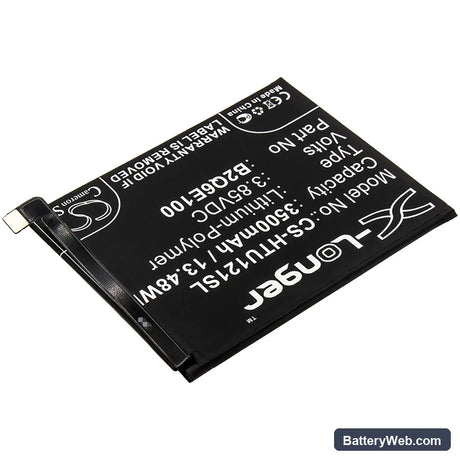 HTC U12 life Replacement Battery, 3.85V, 3500mAh, Li-Polymer 2