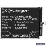 HTC U20 5G Replacement Battery, 3.85V, 4650mAh, Li-Polymer 3