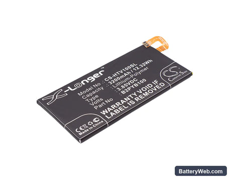 HTC 10 Evo Replacement Battery, 3.85V, 3200mAh, Li-Polymer 1