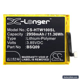 HTC Wildfire E1 Replacement Battery, 3.85V, 2950mAh, Li-Polymer 3
