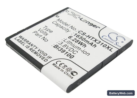 HTC Titan Replacement Battery, 3.8V, 1650mAh, Li-ion 1